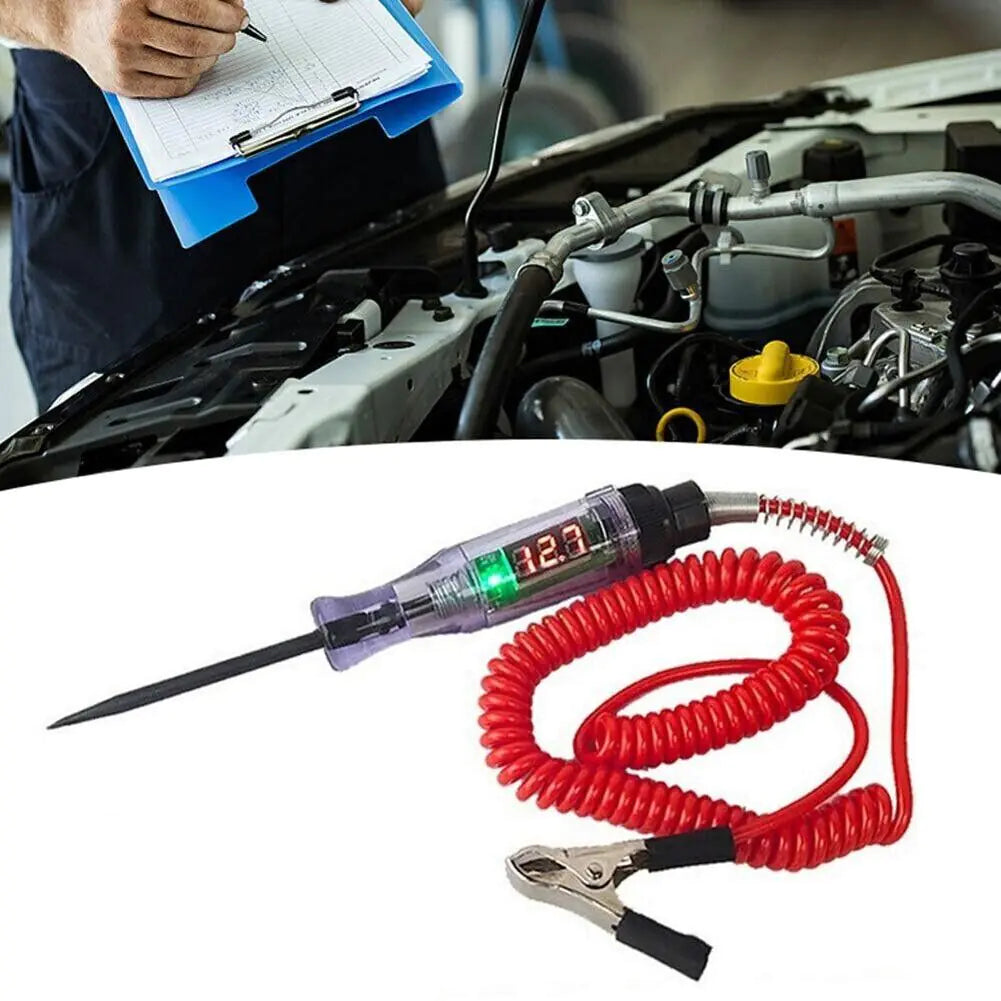 Digital Electric Voltage Circuit Tester Automotive Test Light Car Truck 6-24V US Rieworkes