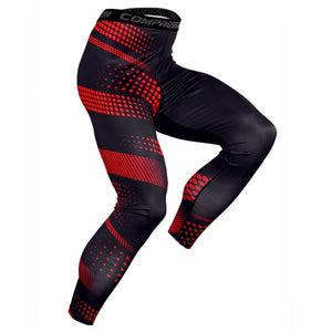 Men's Pro Compression Running Tights: Hot Yoga Pants for Gym & Basketball Rieworkes