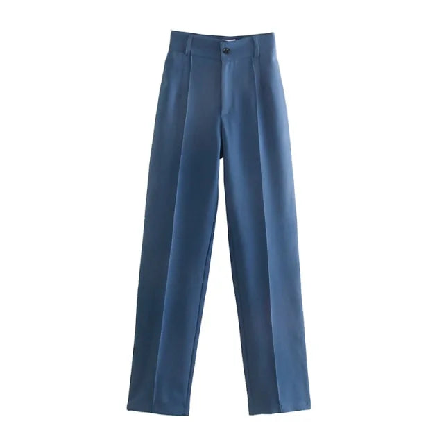 Office Wear Straight Pants Rieworkes