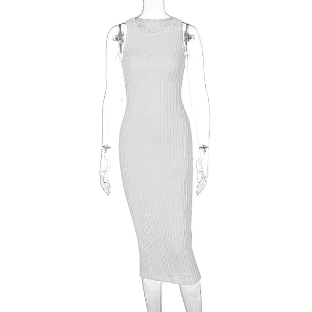 Summer Dresses Knitted Tank Long Sweater Rieworkes