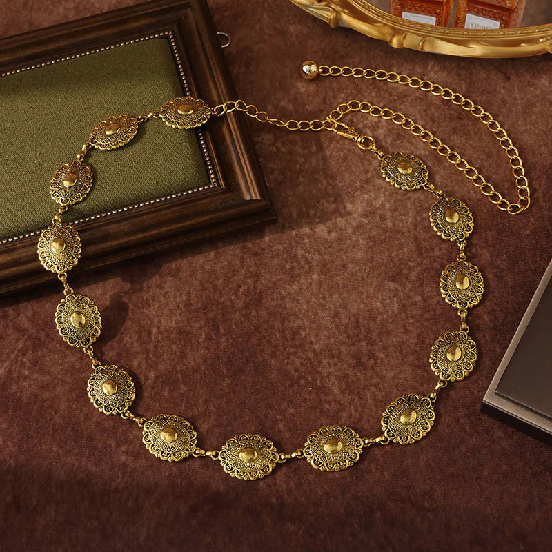 Retro Carved Waist Chain Rieworkes