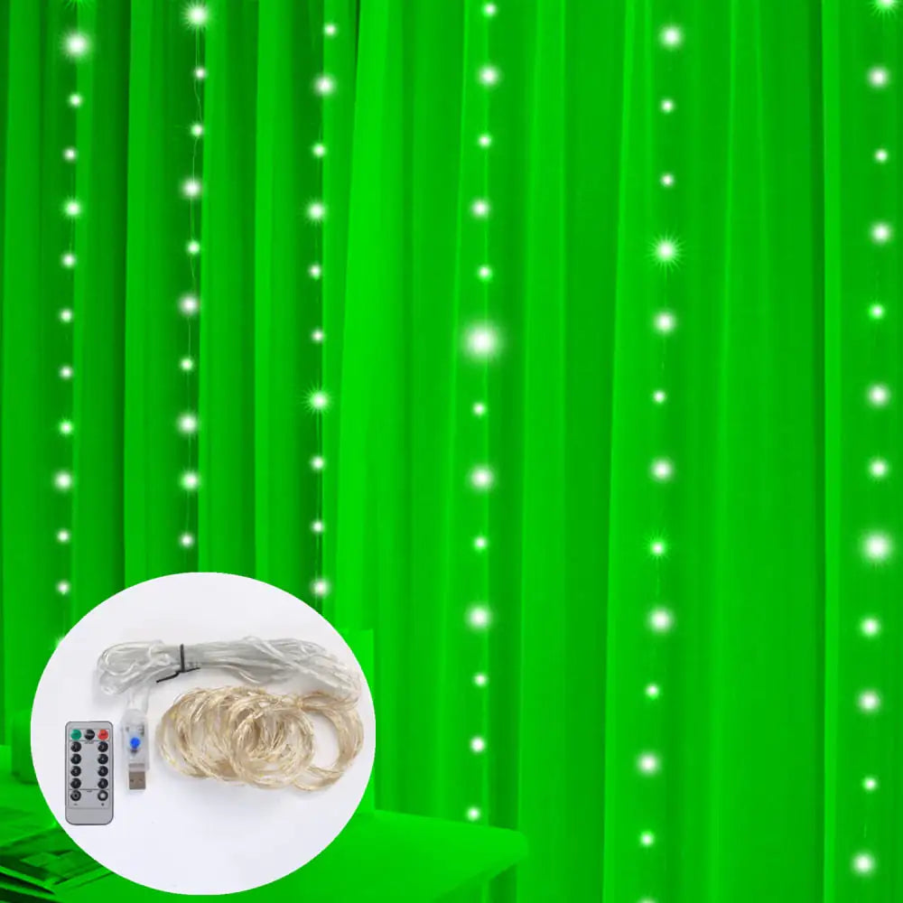 LED Curtain Garland Lights Rieworkes