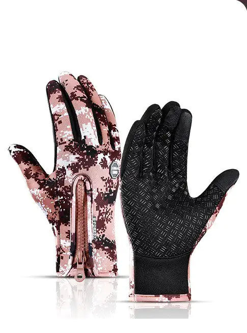 Winter Gloves Touch Screen Riding Motorcycle Sliding Waterproof Sports Gloves With Fleece Mimarta