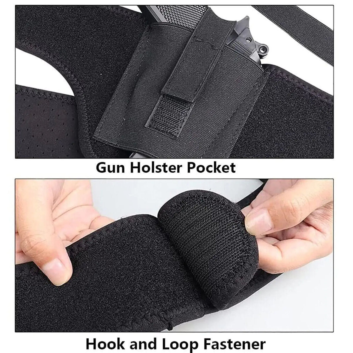 Tactical Concealed Carry Shoulder Waist Pistol Hand Gun Holder Holster Pouch US Mimarta