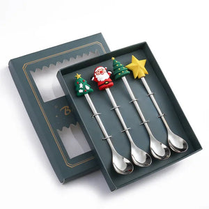 Christmas Cutlery Set: Festive Spoon and Fork Rieworkes