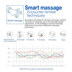 Electric Cervical Pulse Neck Massager Muscle Relax Massage Magnetic Therapy US Rieworkes