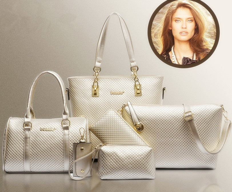Fashionable Women's Handbag Set - 6 Pieces (2018) Mimarta
