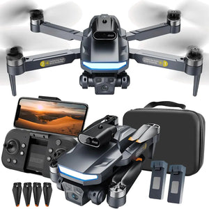 Brushless Motor Drone with Camera for Beginners WiFi FPV Quadcopter with 4K HD Camera Auto Hover 3D Flips Headless Mode Trajectory Flight Obstacle avoidance2 Batteries Mimarta