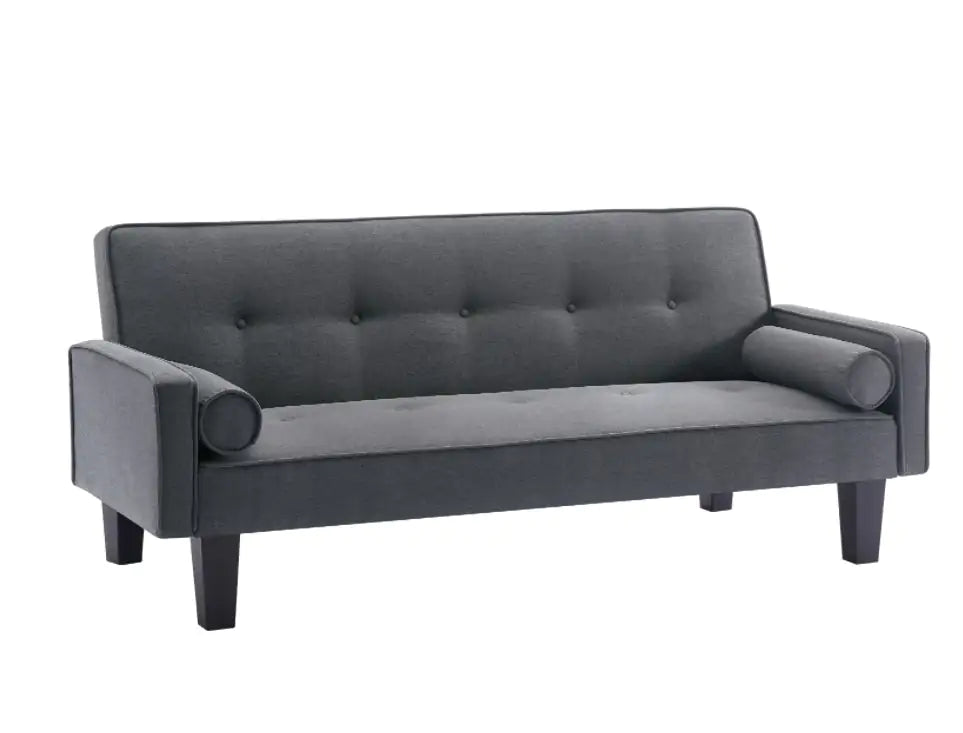 Fabric Sofa, Medieval Love Seat Sofa Furniture, With Pillows, Living Room Button Tufted Sofa, Pull Point Design Rieworkes