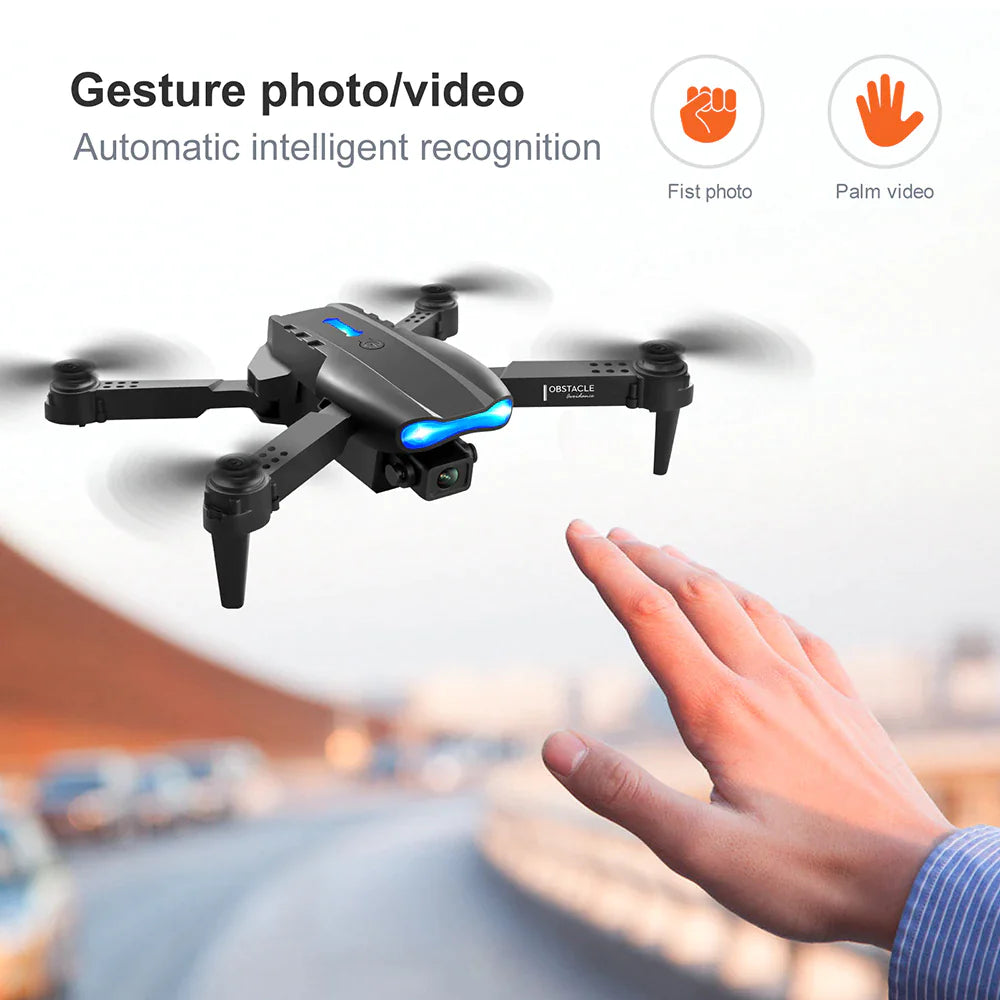 Drones Quadcopter 5G 4K GPS Drone X Pro with HD Dual Camera WiFi FPV Foldable RC Rieworkes