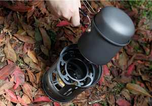 Outdoor Windproof Alcohol Stove with Camping Pot Set Mimarta