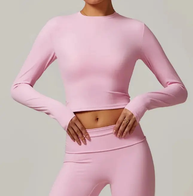 Slim Fit Long Sleeve Yoga Wear Rieworkes