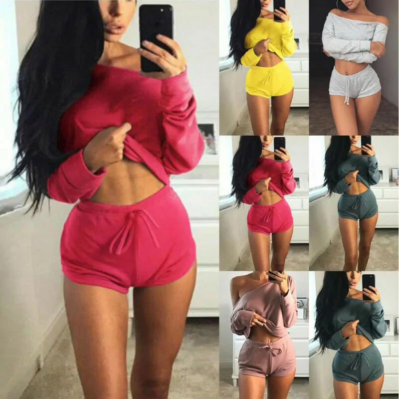 Women's Sport Gym Vest Tops Sports Legging Pants Outfit Wear 2Pcs Outfit Clothes Rieworkes