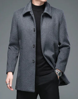 Business Woolen Overcoat Jacket Rieworkes