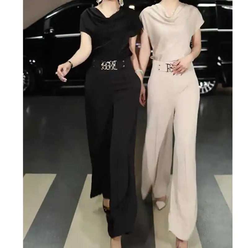 2023 Women's Casual Wide-Leg Skirt Set for Summer Mimarta