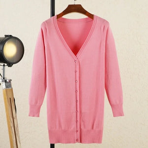 V-neck Woman Cardigan Rieworkes