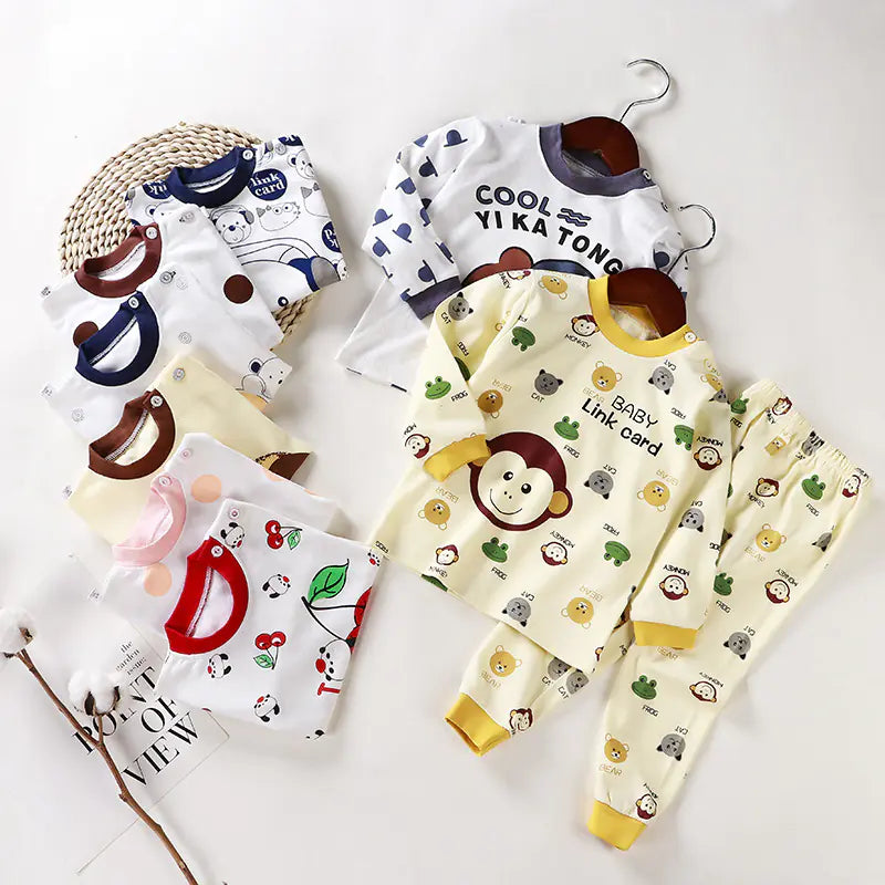 Boys' Cotton Autumn Winter Underwear Set (Wholesale) Mimarta