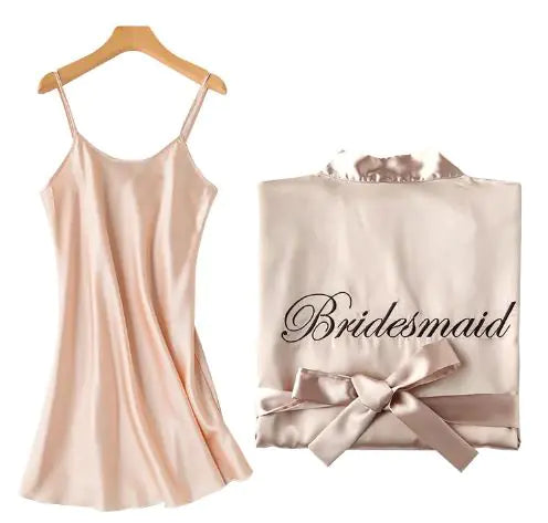Bridal Bridesmaid Robe Rieworkes