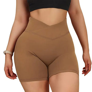 Sports Shorts Women High Waist Workout Seamless Fitness Yoga Shorts Rieworkes