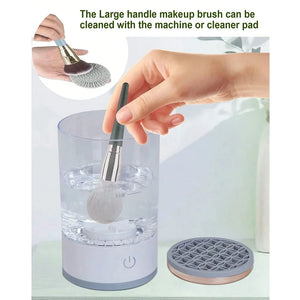 Automatic Brush Cleaner Electric Makeup Brush Cleaning Machine Fast Clean Dryer Rieworkes