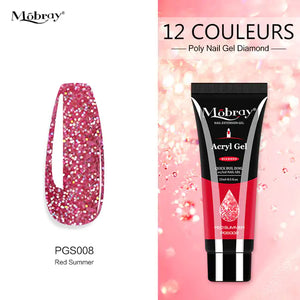 Poly Acrylic Gel: 15ML UV Gel for Nail Extension - 38 Colors Rieworkes