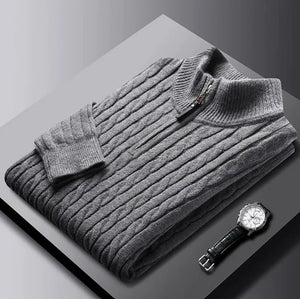 Men's Relaxed Fit Knit Sweater Jacket Rieworkes
