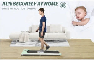 2 - in - 1 Under Desk Electric Treadmill 2.5HP with Remote Control & Display for Home, Office, and Gym - Rieworkes