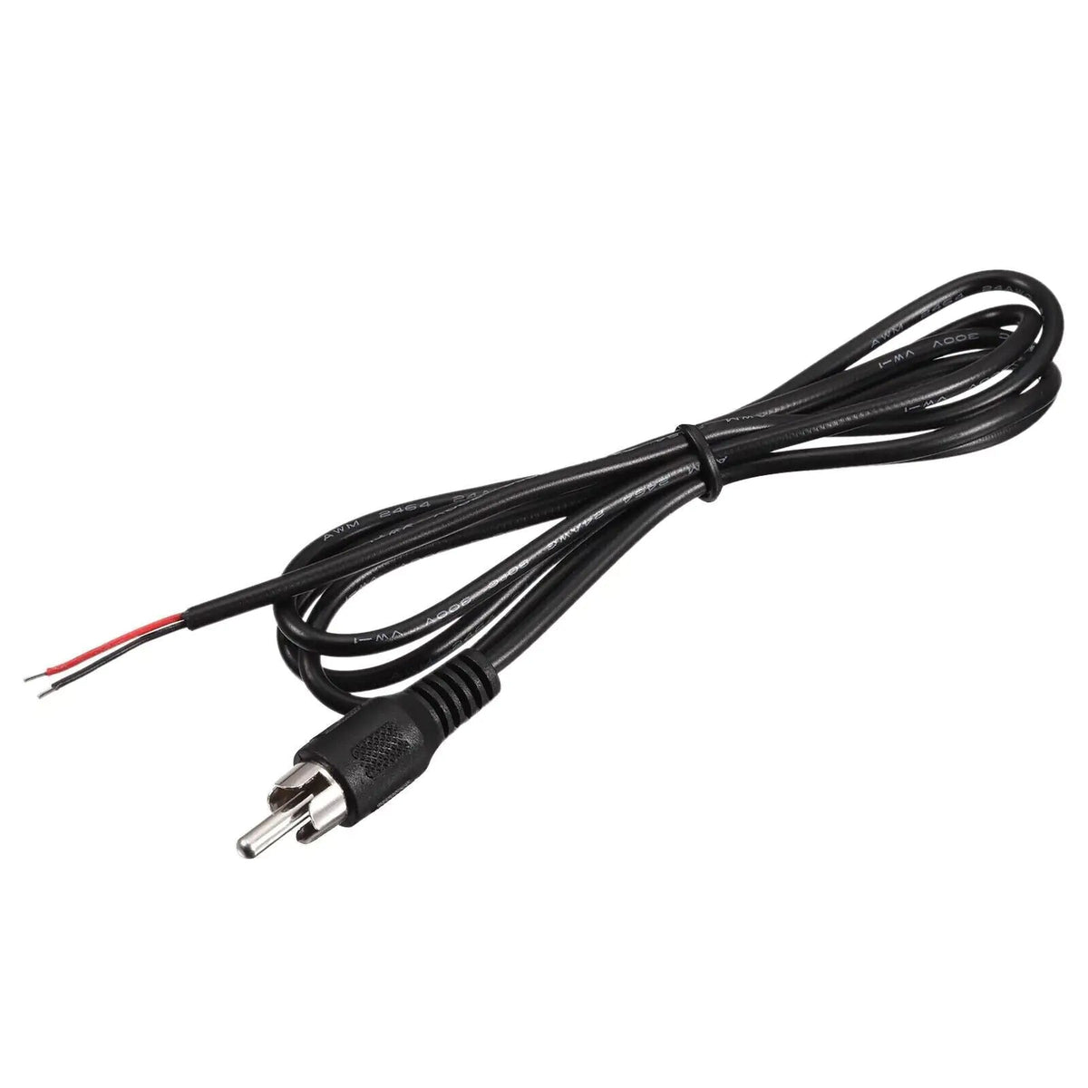 2 - Pack 10 FT RCA Male Plug to Bare Wire Audio Speaker Subwoofer HDTV Cable Cord - Rieworkes
