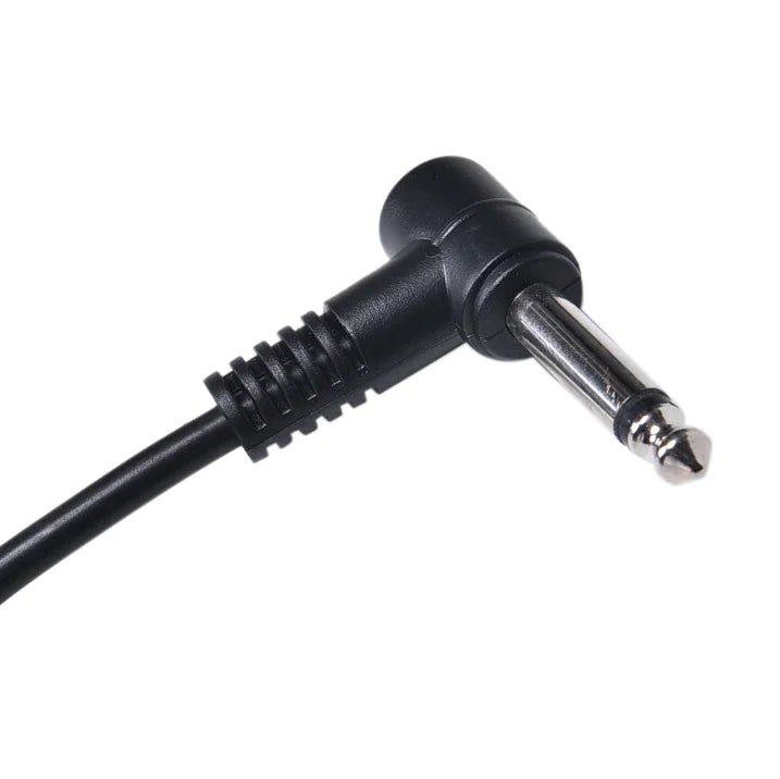 2 PACK 10FT Electric Patch Cord Guitar Amplifier Amp Cable Right Angle 90 Degree - Rieworkes