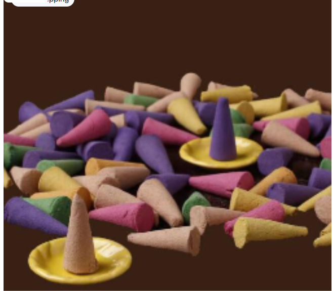 Mixed Scented Incense Cones in Tower Box (One Box) Mimarta