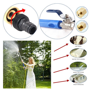 High Pressure Power Washer Water Spray Gun Nozzle Wand Attachment Garden Hose Rieworkes