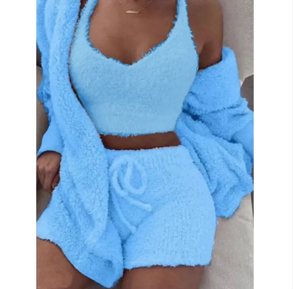 Women's 3-Piece Pajama Set Mimarta
