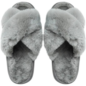 Winter Luxury Fur Slippers Rieworkes