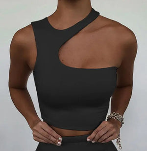 Halter Tight-fitting Sleeveless Top Rieworkes