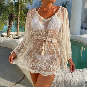 Crochet Swimsuit Beach Dress Rieworkes