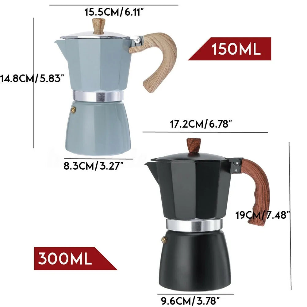 Portable Octagonal Espresso Coffee Maker Rieworkes