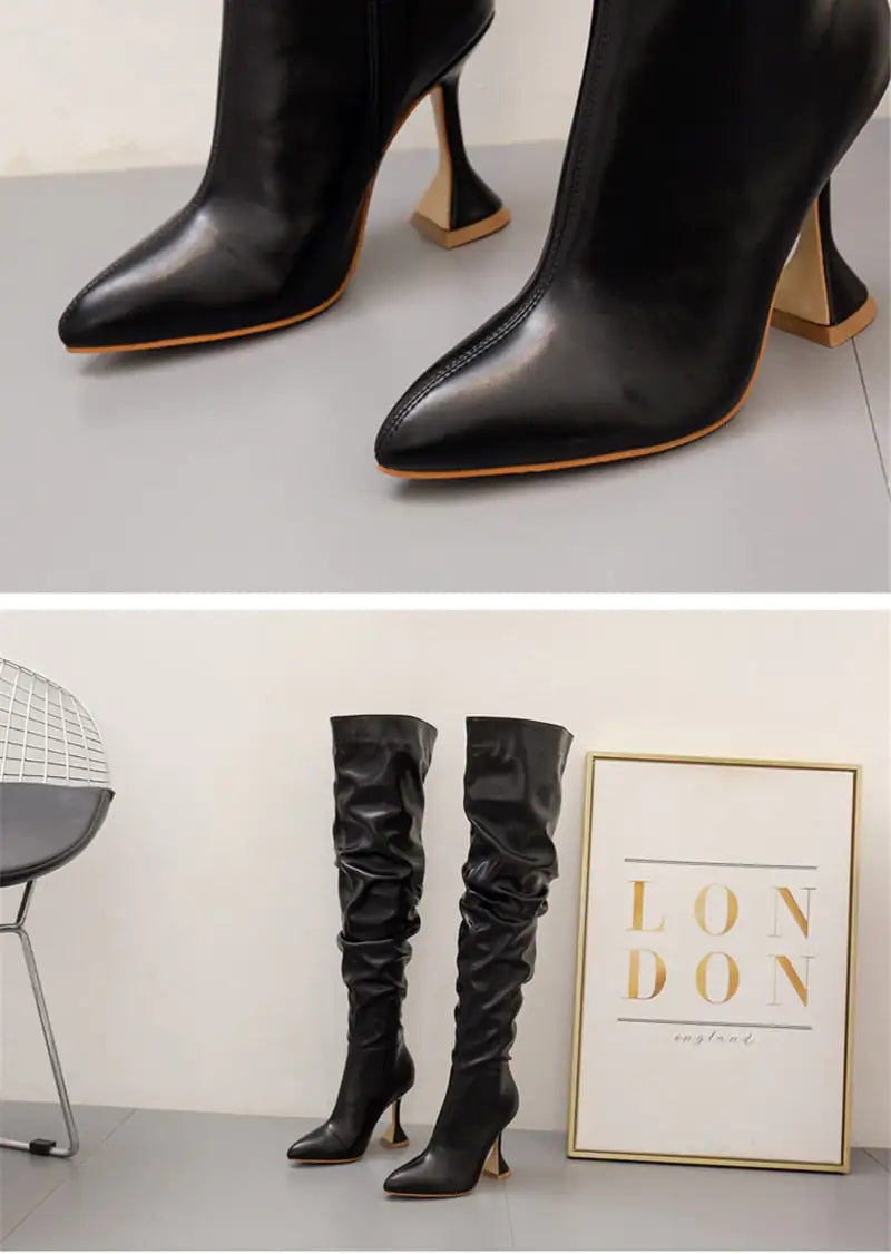 Over The Knee Boots Shoes Rieworkes