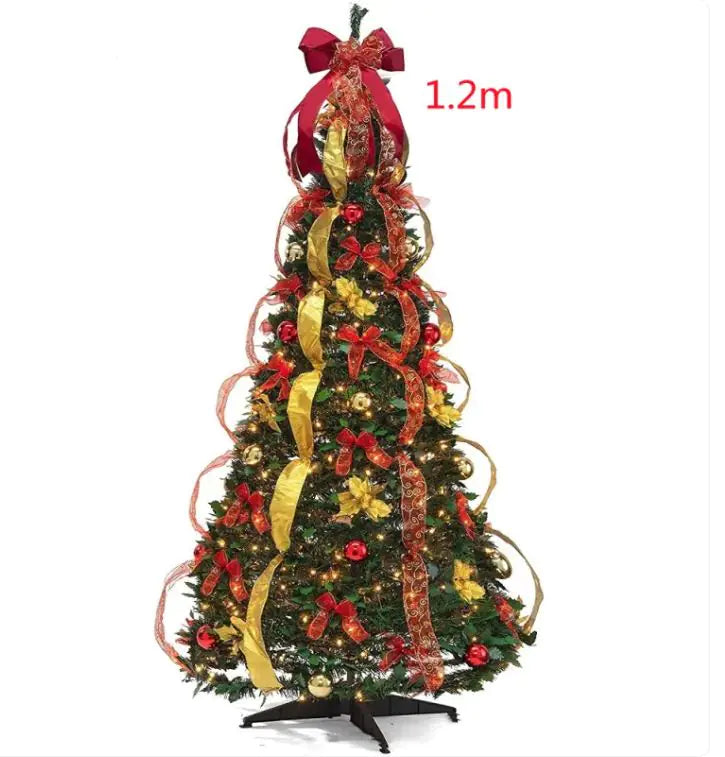 Decorative Foldable Colorful Spiral Christmas Tree Rieworkes
