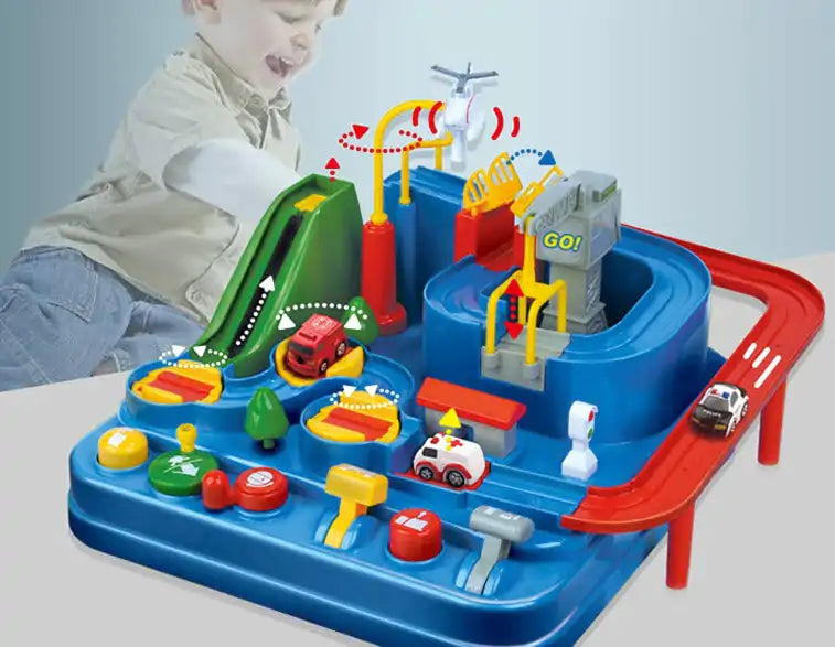 Manual Car Adventure Track Toys Rieworkes