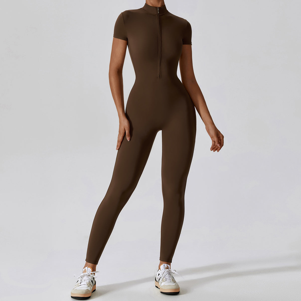 Zechuang Women's Short Sleeve Yoga Jumpsuit 8305 Mimarta