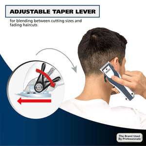 Wahl Lithium Ion Pro Rechargeable Cordless Hair Clippers for Men, Woman, & Children with Smart Charge Technology for Convenient at Home Haircutting - Model 79470 Sliver 22 Piece Set Rieworkes