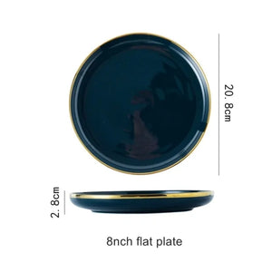 Blue Porcelain Dinner Plates Rieworkes