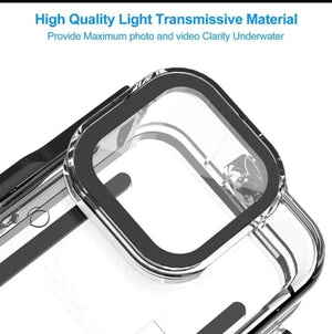 For GoPro Hero 11 10 9 Black Underwater Waterproof Housing Case Diving Protect Rieworkes
