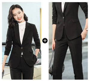 Women's Stylish Suit Set for Work - Korean Fashion Mimarta