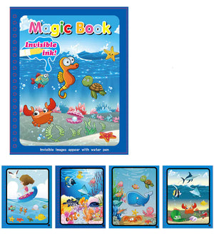 Children's Magic Water Painting Book Coloring And Coloring Book Rieworkes