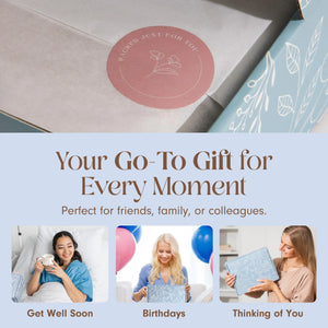 Get Well Gift Box USDA Organic Get Well Soon Self Care Package for Women Fluffy Rieworkes