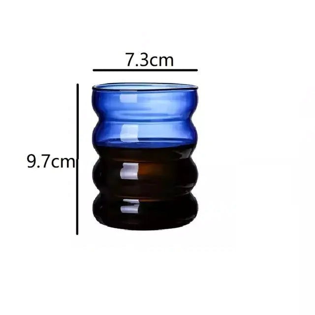 Wave Shape Glass Cup Rieworkes