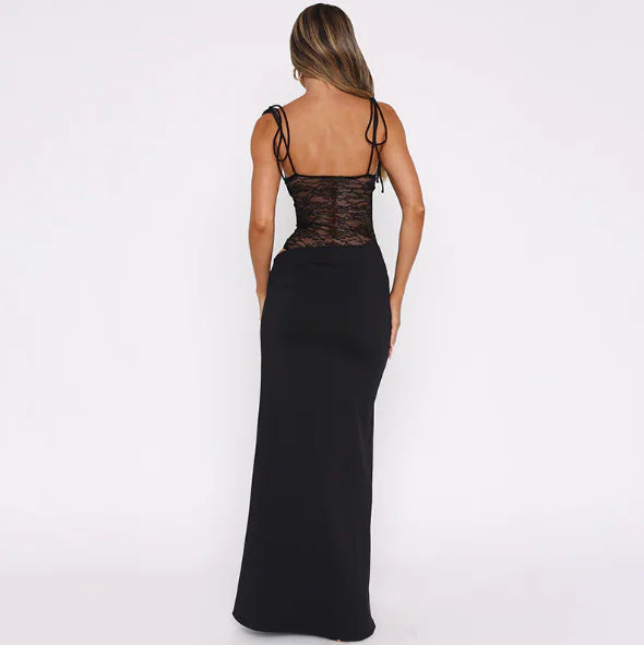 Transparent Mesh Lace Beach Dress Rieworkes