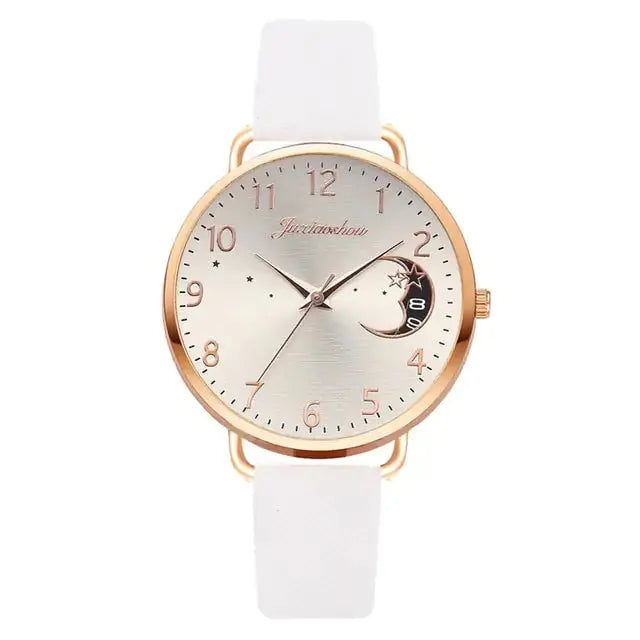 Moon Numbers Bracelet Watches Set Rieworkes