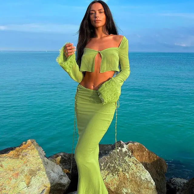 See Through Dress Sets Rieworkes